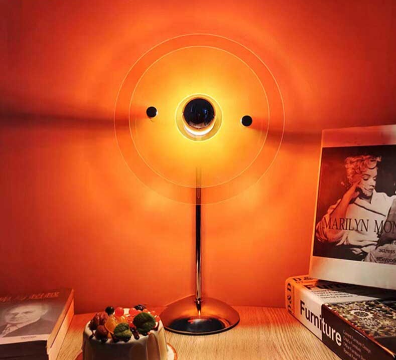 Bauhaus Inspirerad Retro Glow Lampa för Tidlös Elegans och Stil