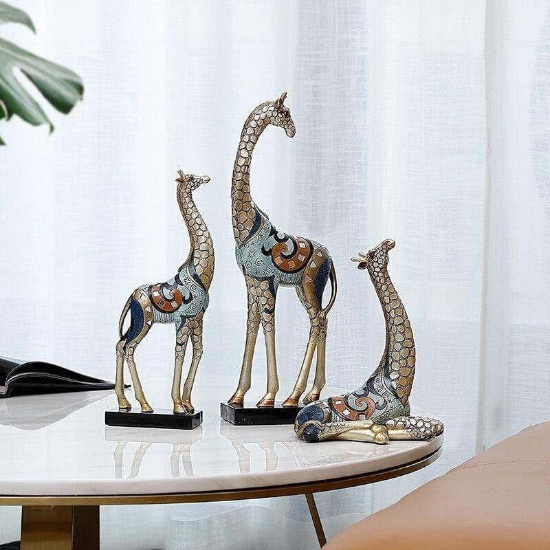 Elegant Giraffeskulptur för Modern Hem- och Kontorsinredning