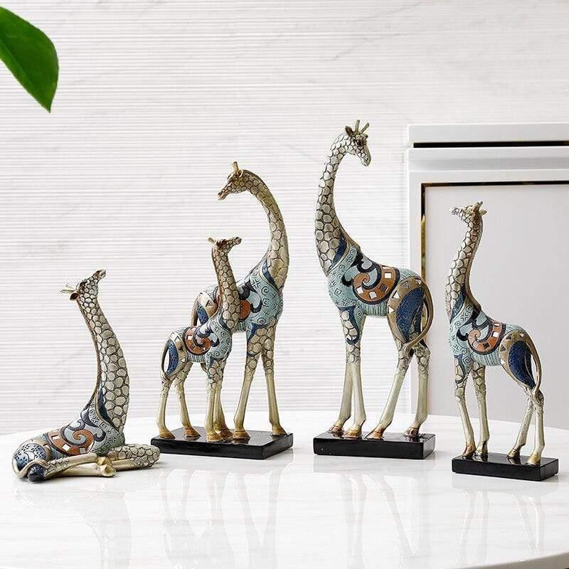 Elegant Giraffeskulptur för Modern Hem- och Kontorsinredning