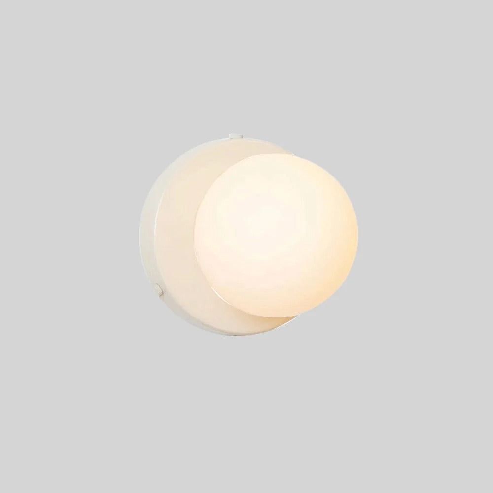 Elegant Glasvägglampa med plug-in design och LED-lampa