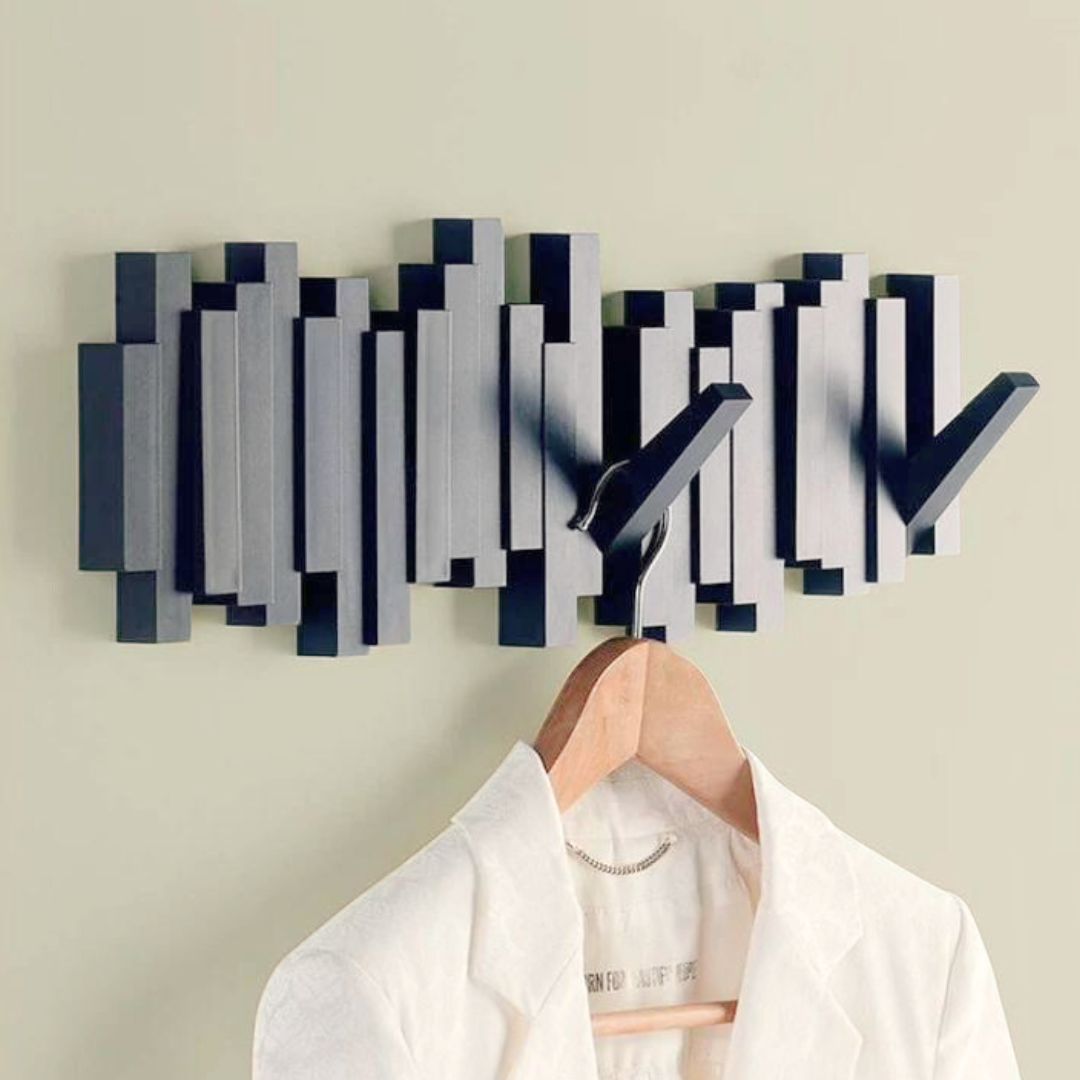 Elegant Pianovägg Klädhängare för Stilren Rumsorganisation