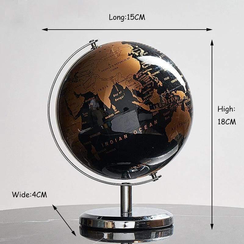 Globe Dekoration med Rotationsbas för Resentusiaster