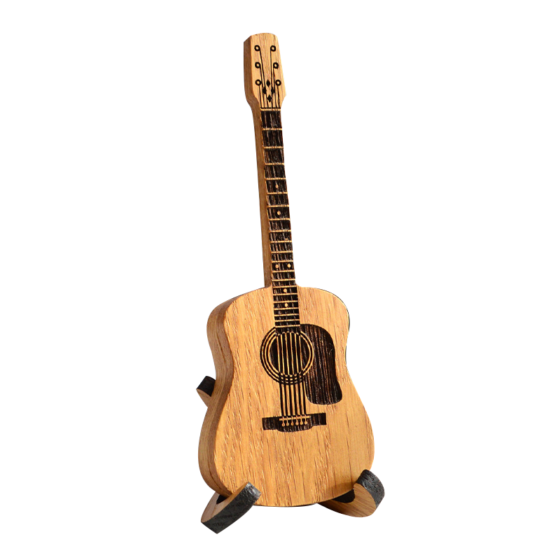 Gitarrplektrumlåda Gåva För Musikälskare Minnessak Dekor