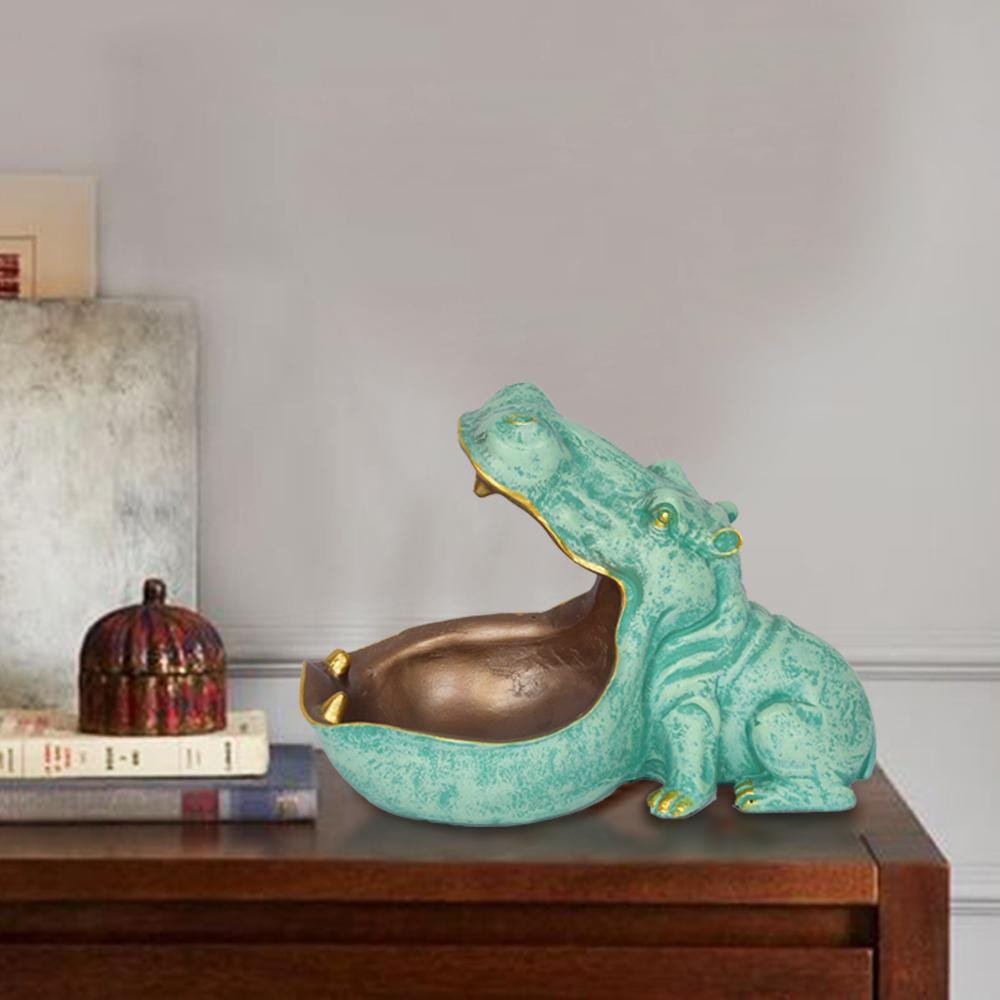 Hungry Hippo Förvaringsskål Färgglad Hemorganisatör för Sommervibbar