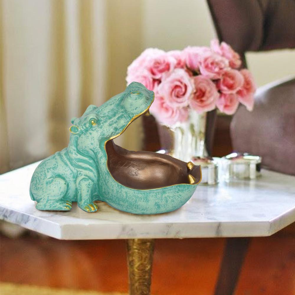 Hungry Hippo Förvaringsskål Färgglad Hemorganisatör för Sommervibbar