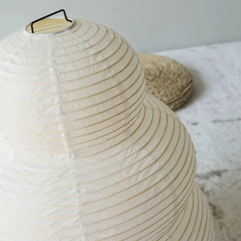 Japansk Wabi Sabi Tripod Golvlampa Varm Ambient Glöd