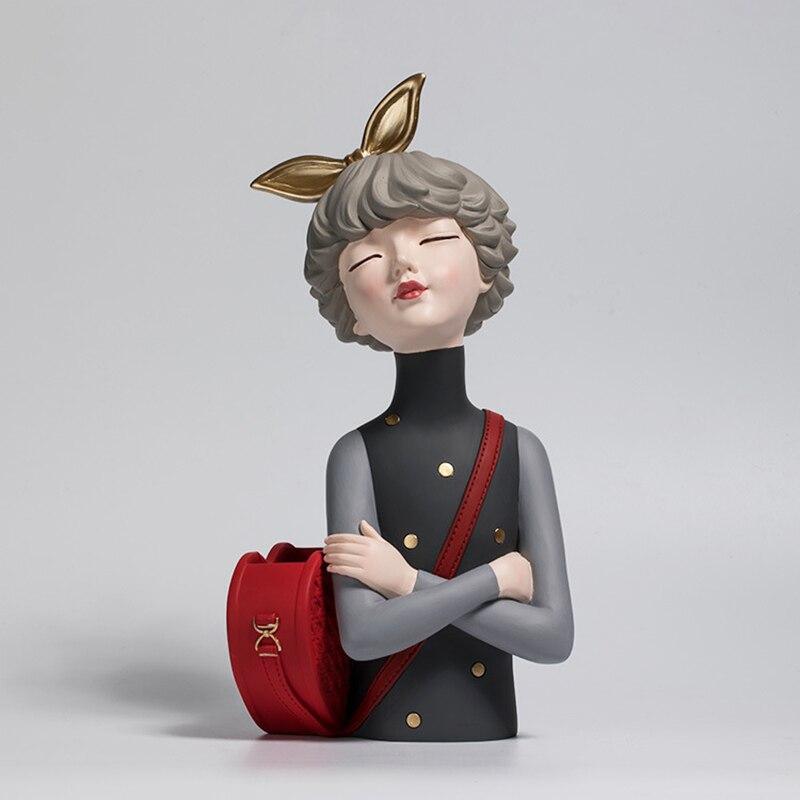 Mimosa Skulptur för Hem eller Kontor Vacker Dekorativ Konstverk