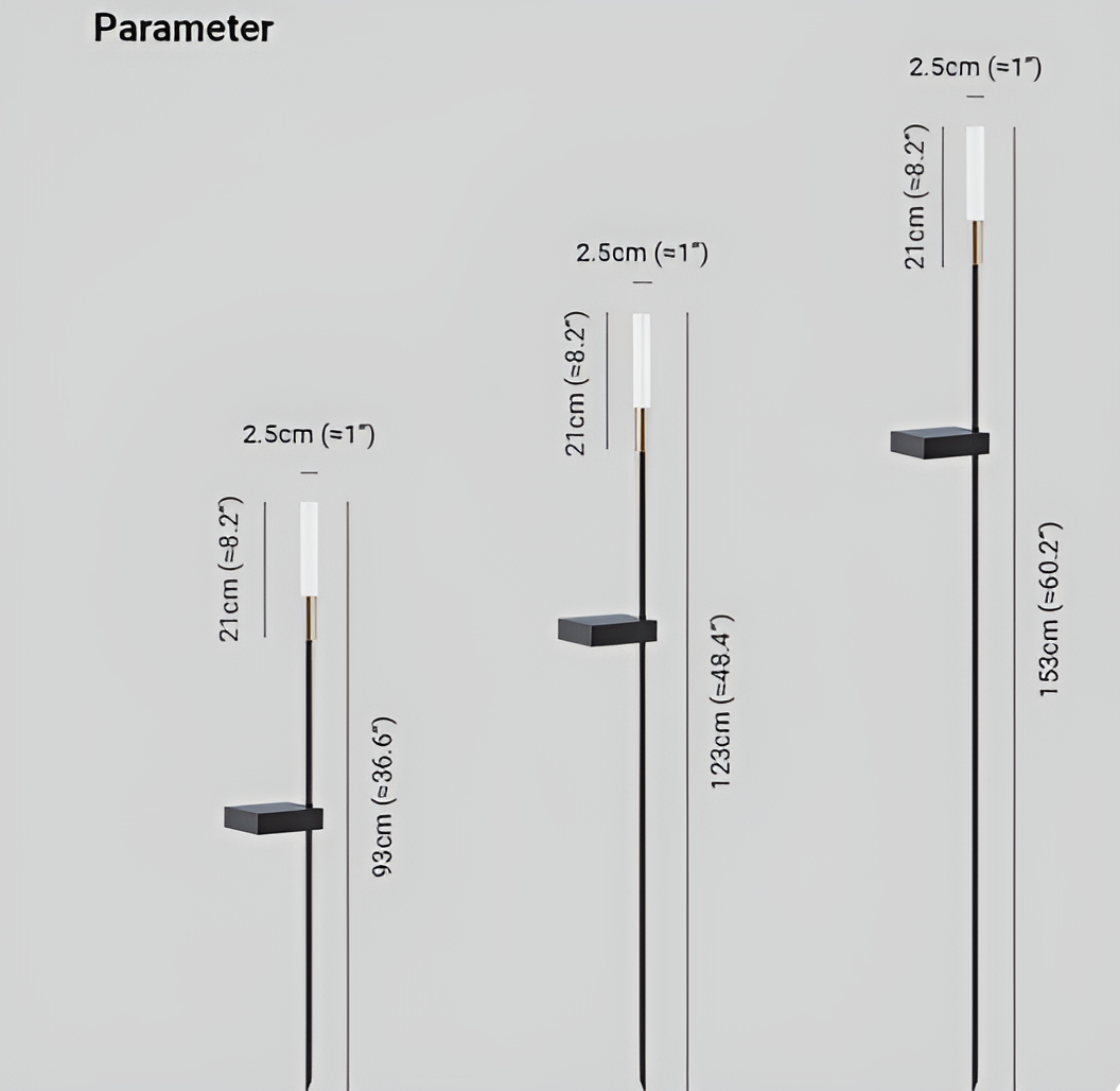 Moderna solenergidrivna utomhus LED-trädgårdsbelysning för enkel belysning