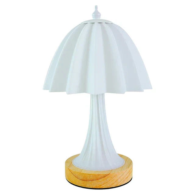 WoodGlow – Minimalistisk LED Bordslampa för Stämningsfull Belysning