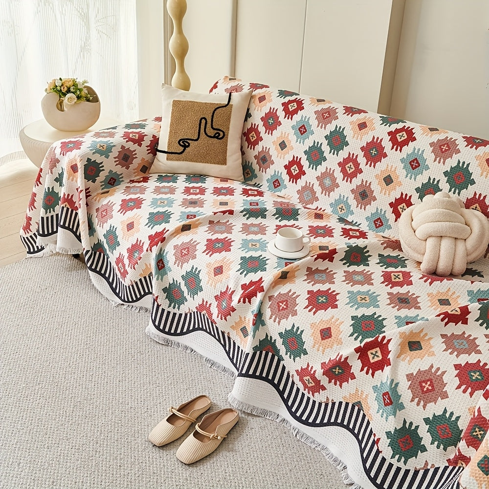 Nomad Charm Geometrisk Soffkastcover