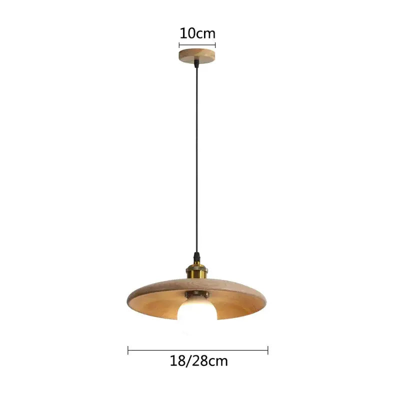 ÉléganceNord - Skandinavisk Trä Hänglampa