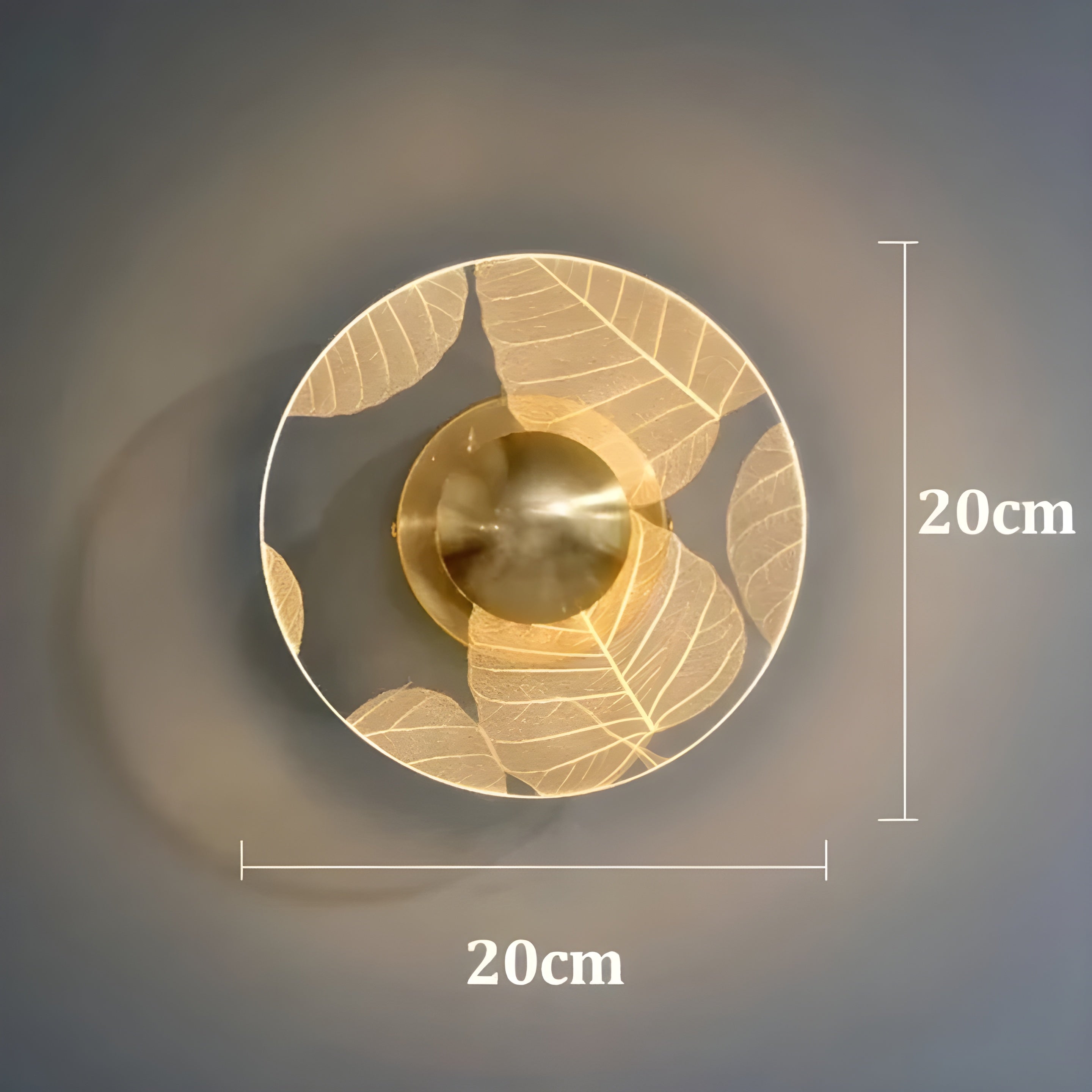 FlorenceGlow Light – Skandinavisk Rund LED-vägglampa