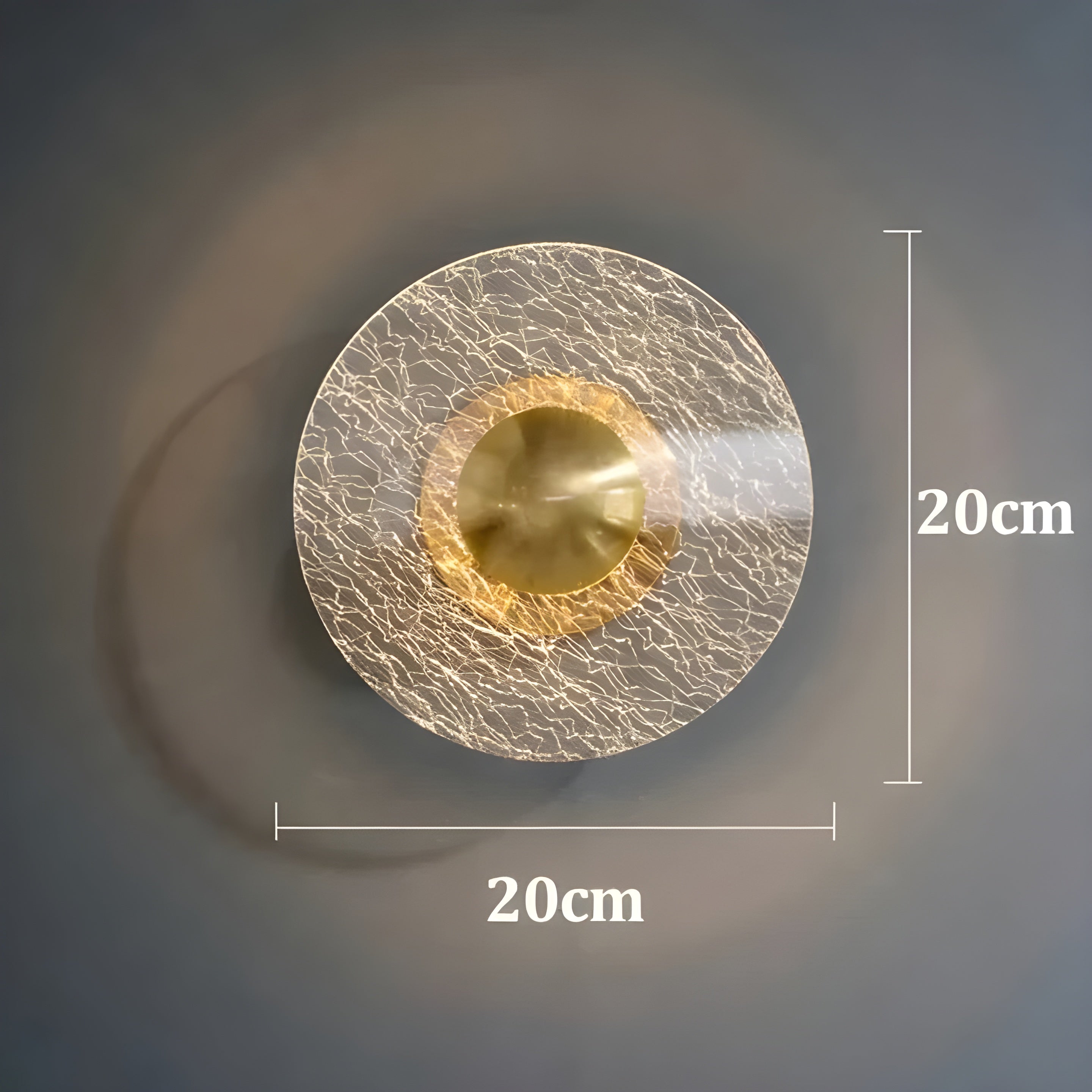 FlorenceGlow Light – Skandinavisk Rund LED-vägglampa