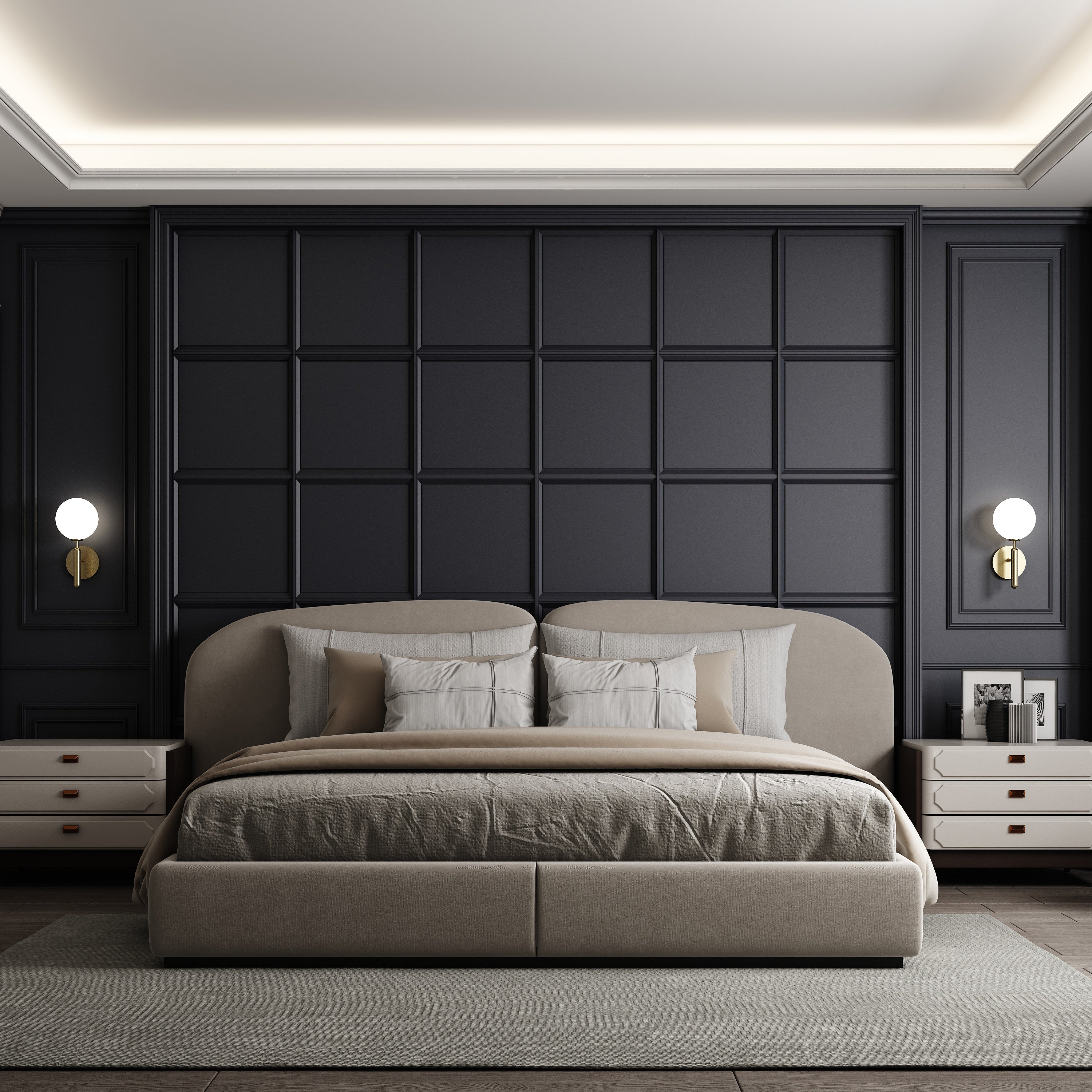 Nordic Luxe Vägglampa - Modern Design och Högkvalitativa Material