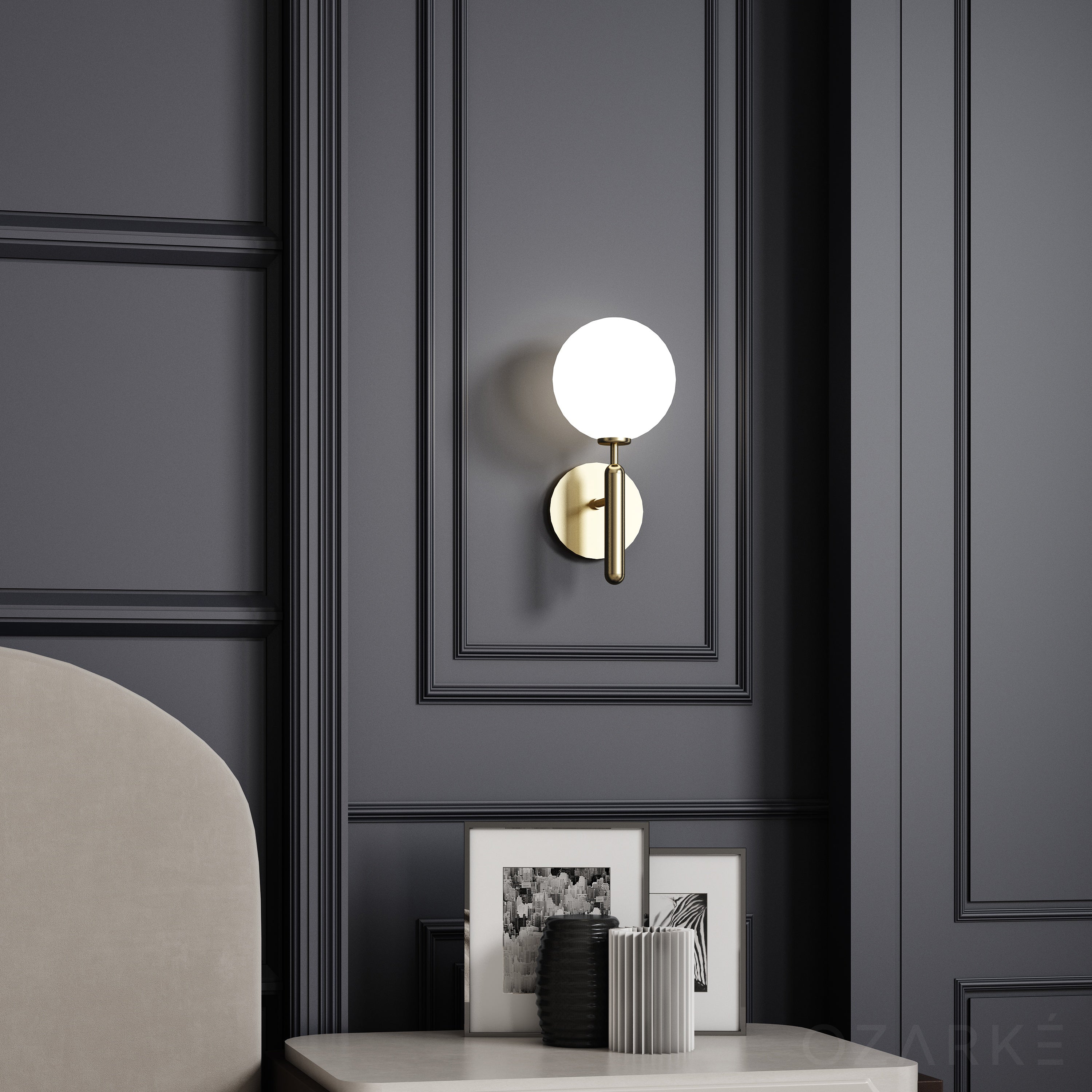 Nordic Luxe Vägglampa - Modern Design och Högkvalitativa Material