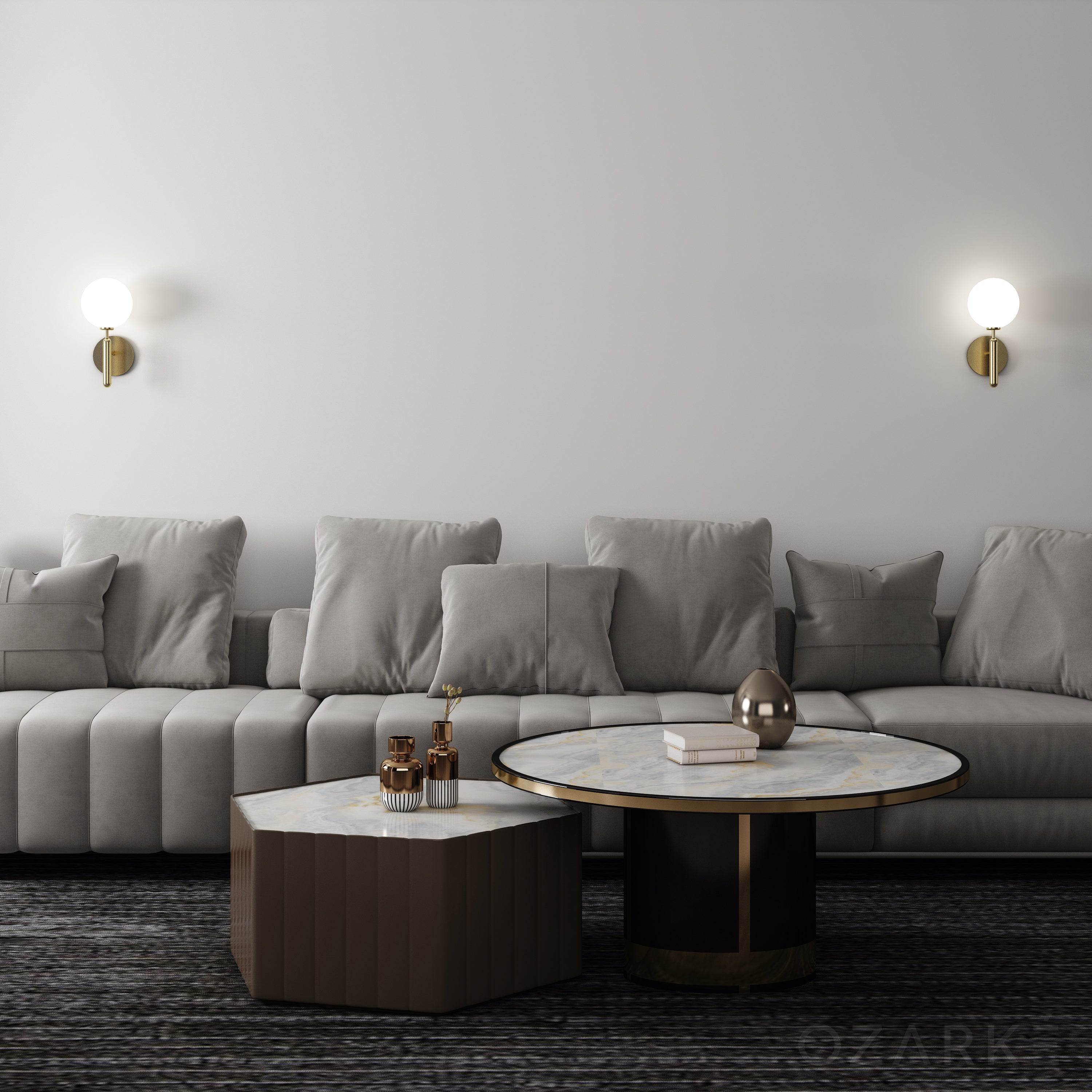 Nordic Luxe Vägglampa - Modern Design och Högkvalitativa Material