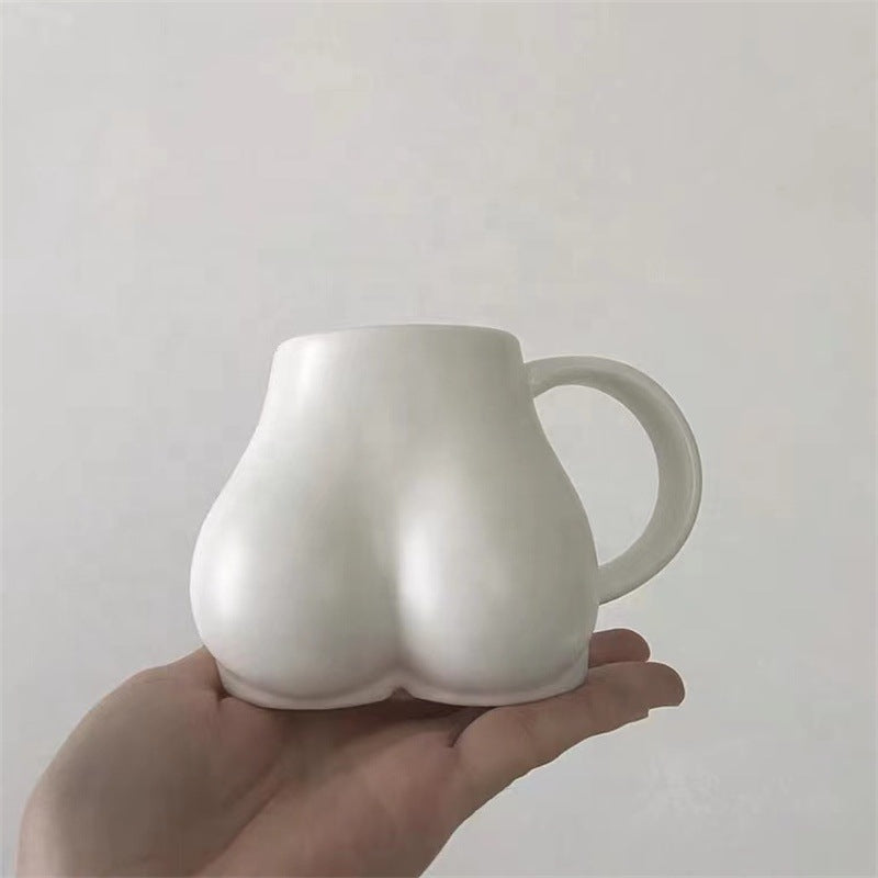 Kaffe Mugg Med Kvinnliga Rundningar