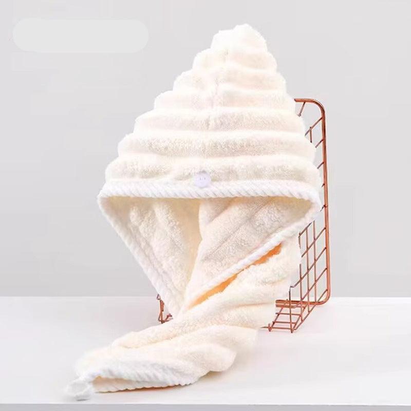 Praktiskt hårtorkhandduk