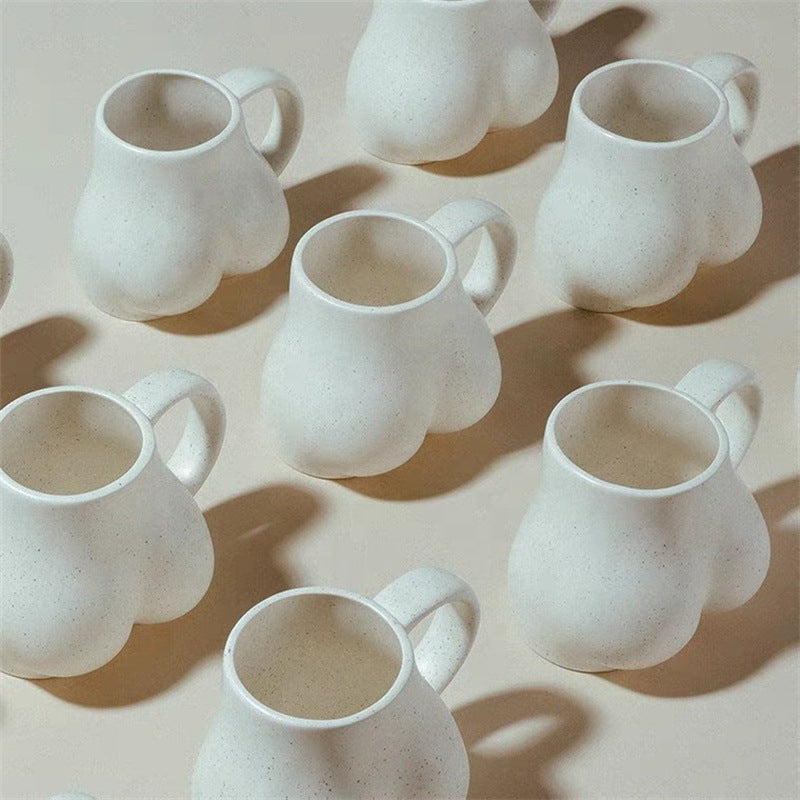 Kaffe Mugg Med Kvinnliga Rundningar