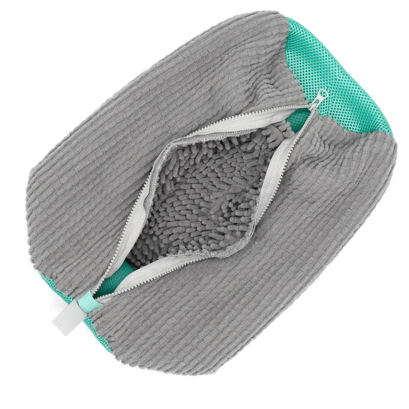 Praktisk skotvättpåse