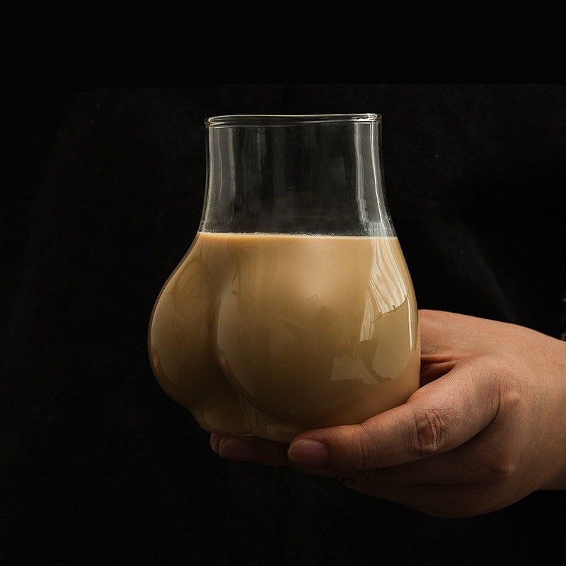 Elegenates Glas Med Kvinnliga Rundningar