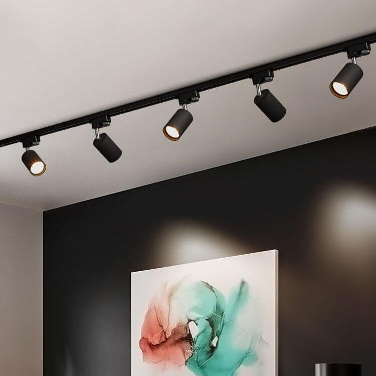 Taklampa Modern Svart Metall Spotlights