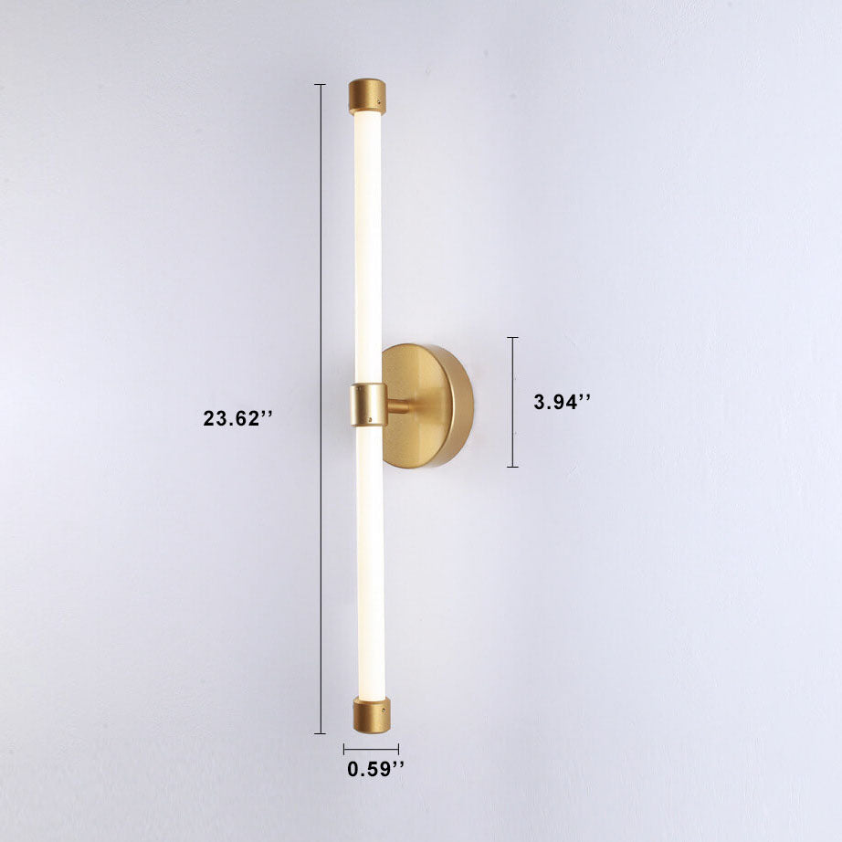 Modern minimalistisk LED-vägglampa med 1 ljus