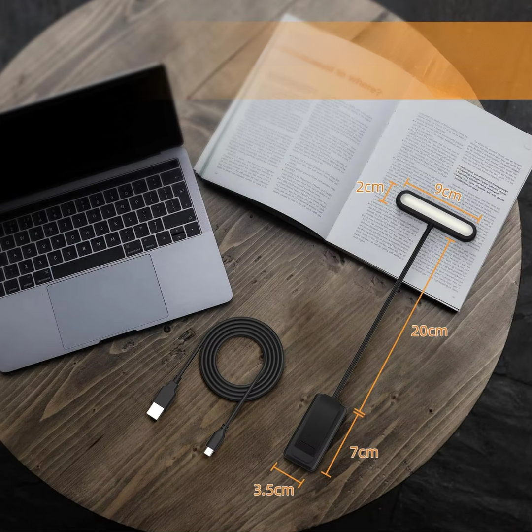 Carvallo - LED läslampa med klipp