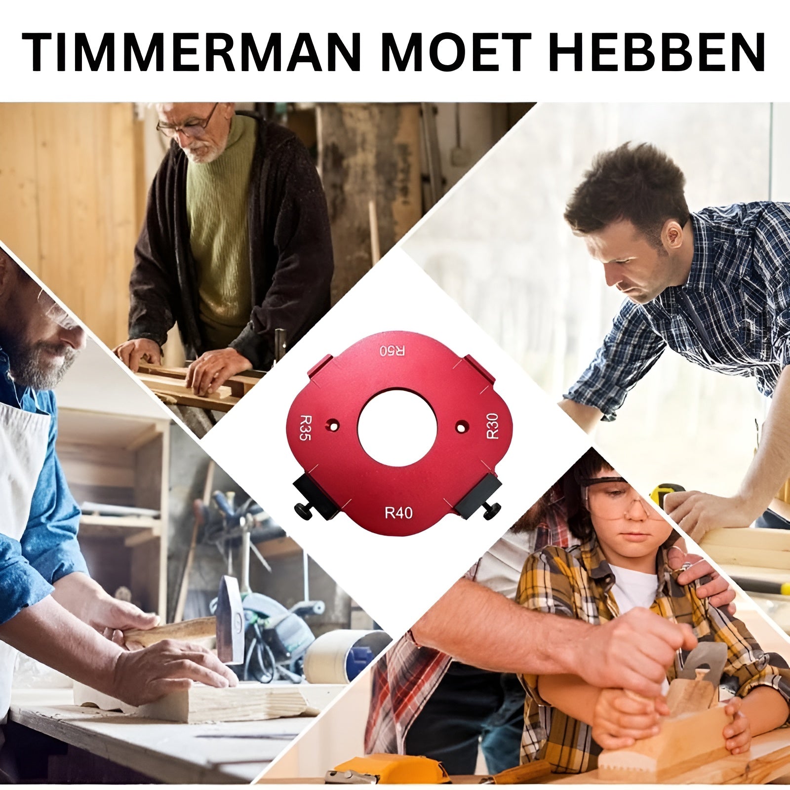 Carvallo - 4-i-1-verktyg för träbearbetning