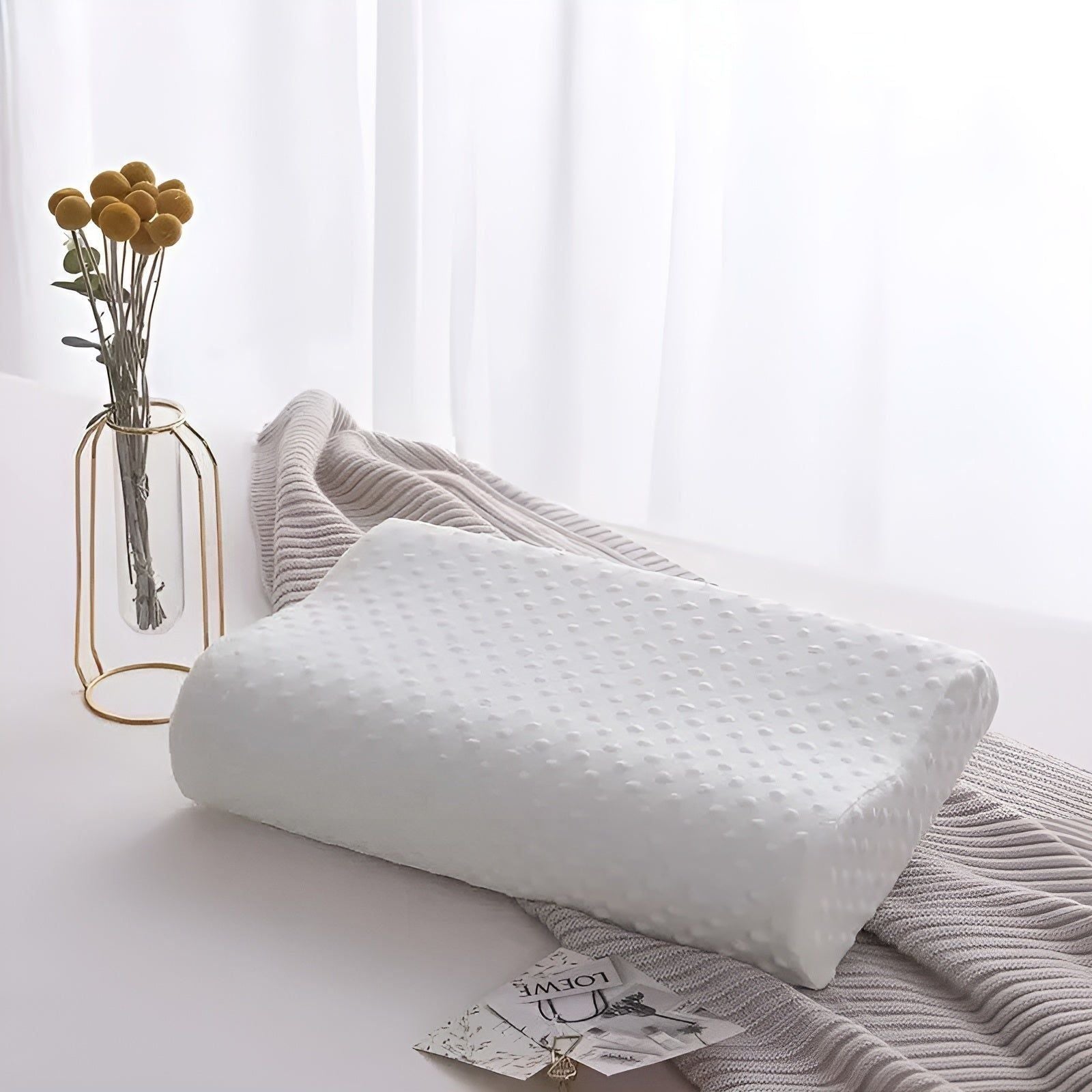 OrthoDream Kudde - Justerbar Ortopedisk Skum Söm Kudde