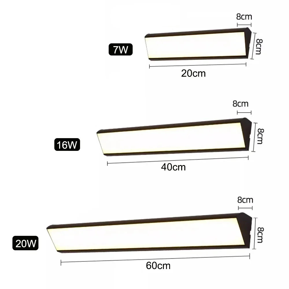 Utomhusvägglampa LED Aluminiumarmatur