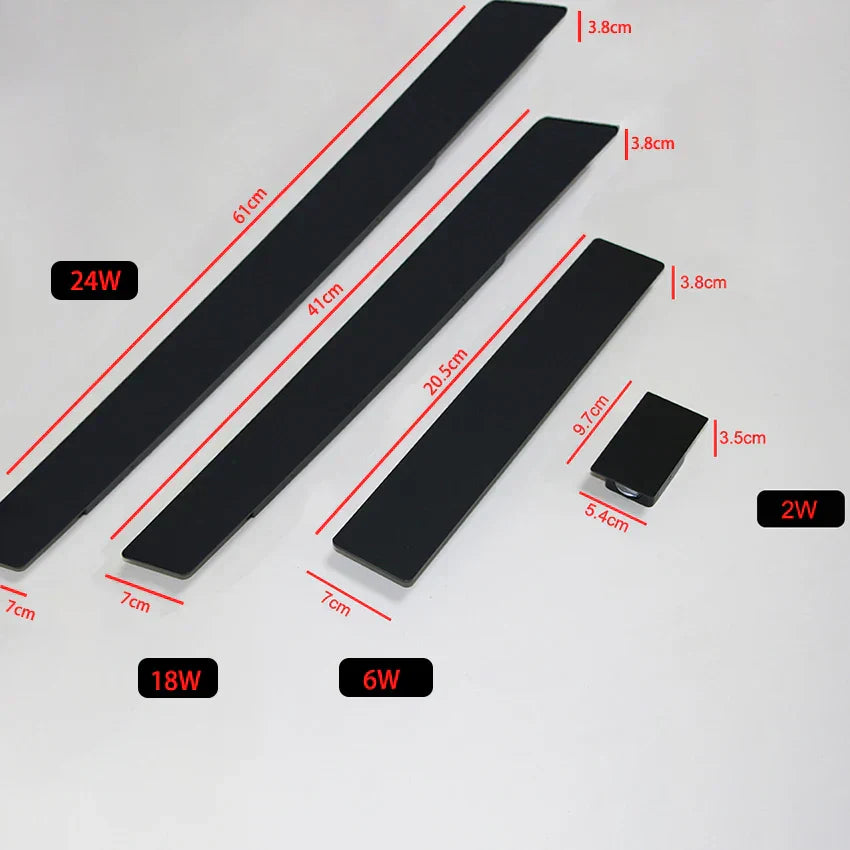 RainLight - Stilig Väderbeständig Aluminium Vägglampa för Utomhusbruk