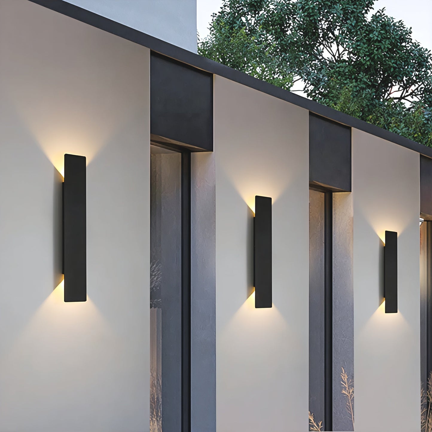 Vägglampa Aluminium Utomhus LED