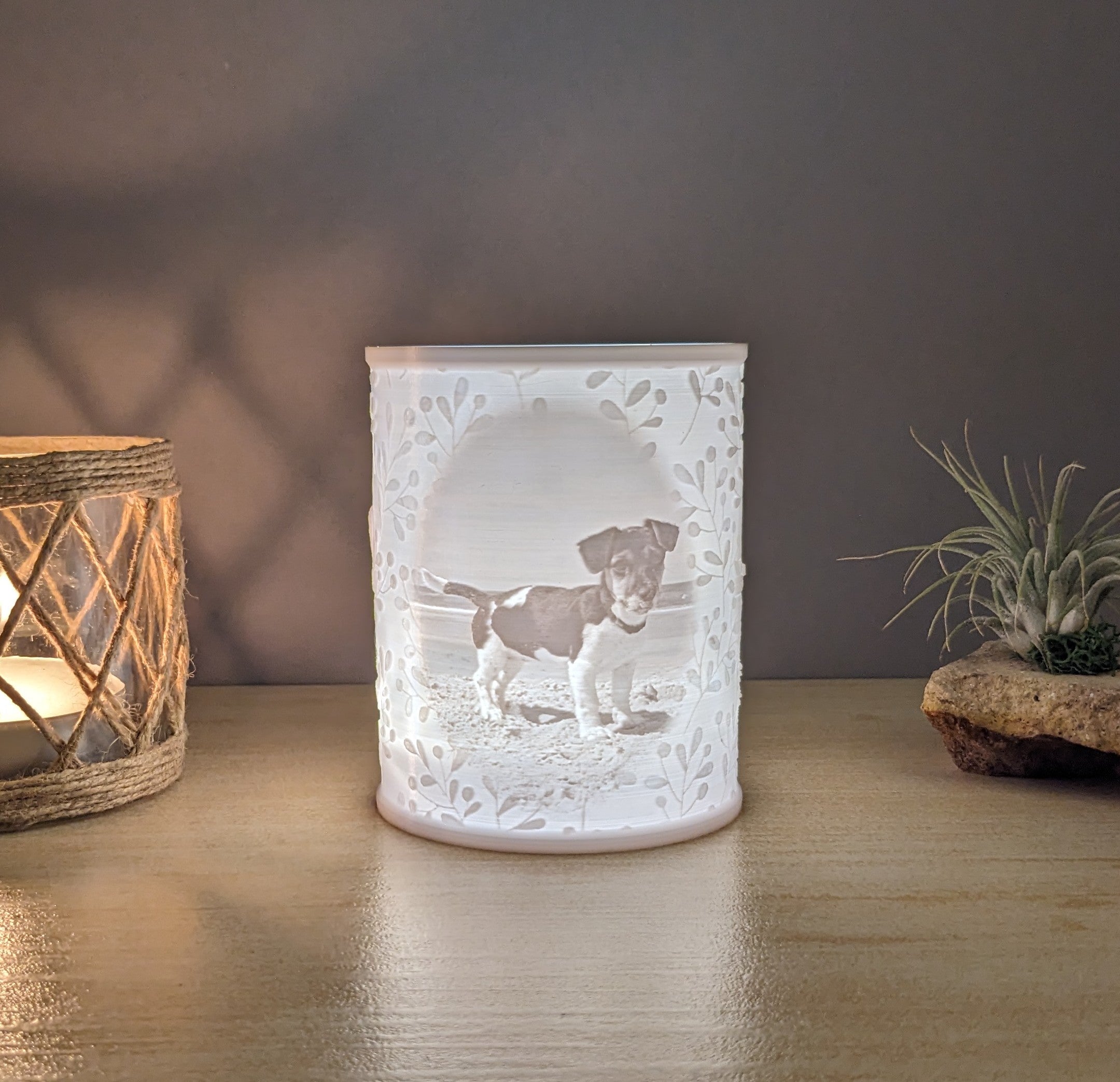 AuraSculpt – Konstnärlig 3D-tryckt Lampa