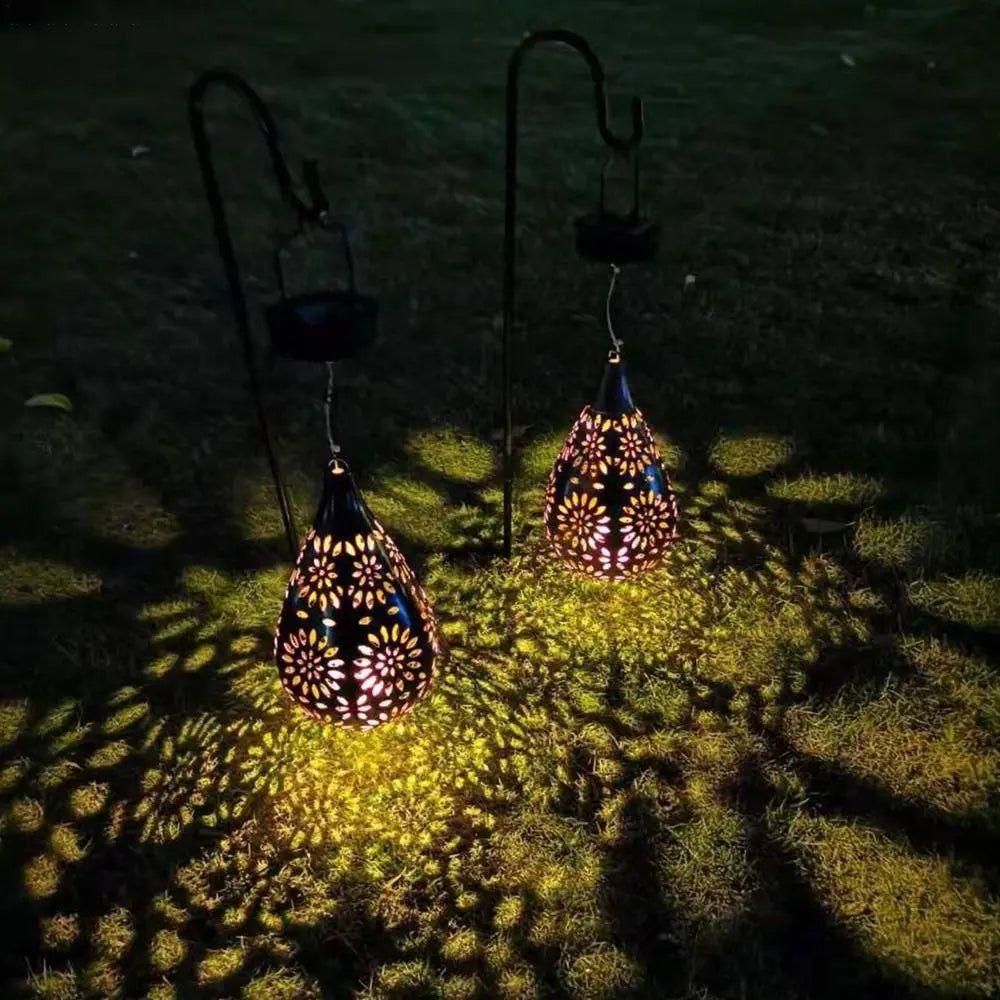 PatioBright Light - Dekorativ solenergi-baserad vattentät utomhus hänglampa