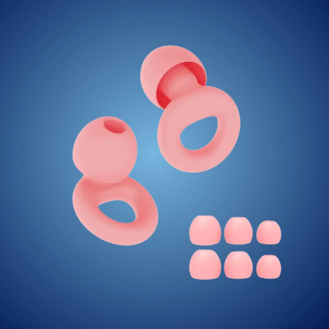 Bullerdämpande öronproppar för sömn och resor