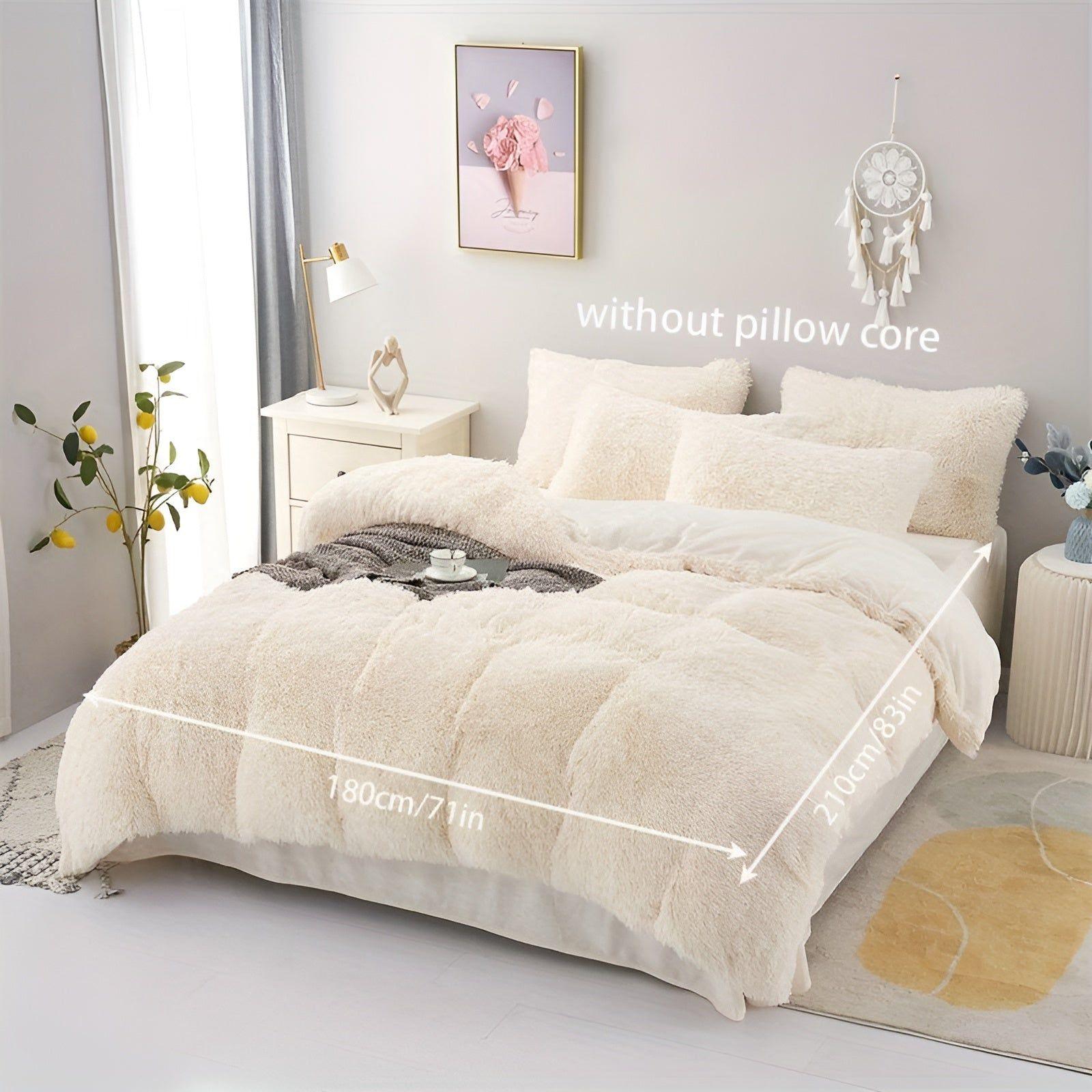 PlushSleep Set - Varm Pläd Förstärkt Vintersängkläder Set