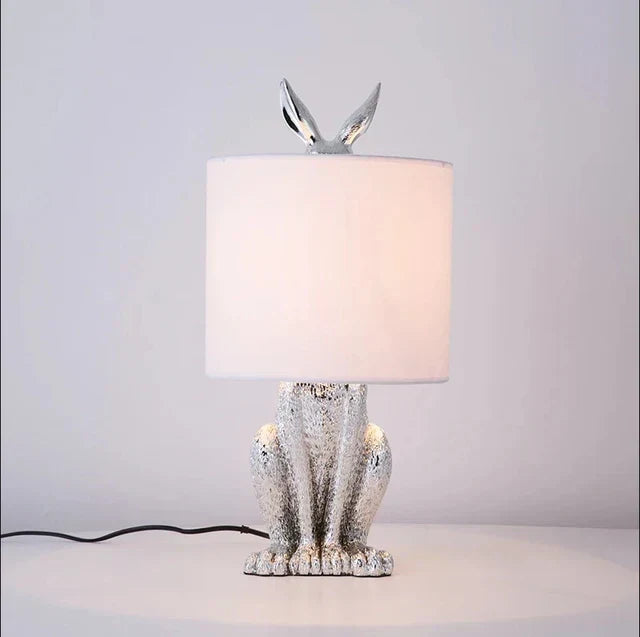 DesignGlow - Maskerad Kanin Bordslampa i Modern Stil