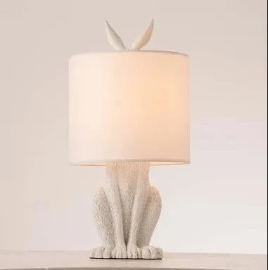 DesignGlow - Maskerad Kanin Bordslampa i Modern Stil