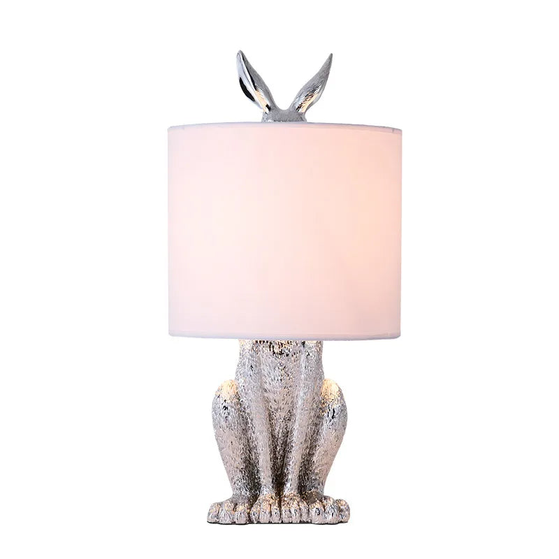 DesignGlow - Maskerad Kanin Bordslampa i Modern Stil
