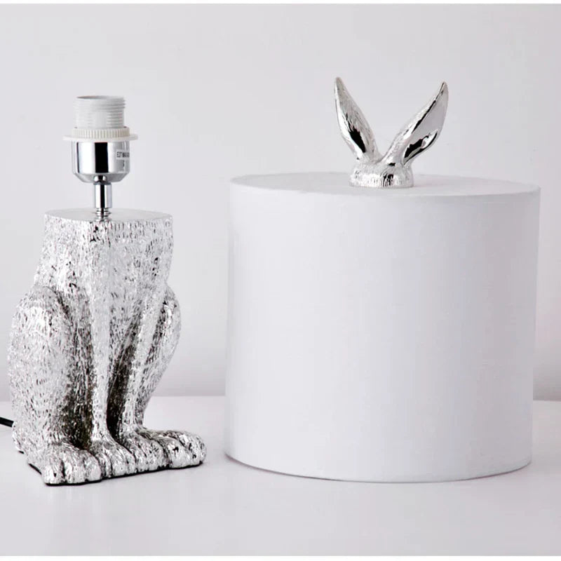 DesignGlow - Maskerad Kanin Bordslampa i Modern Stil