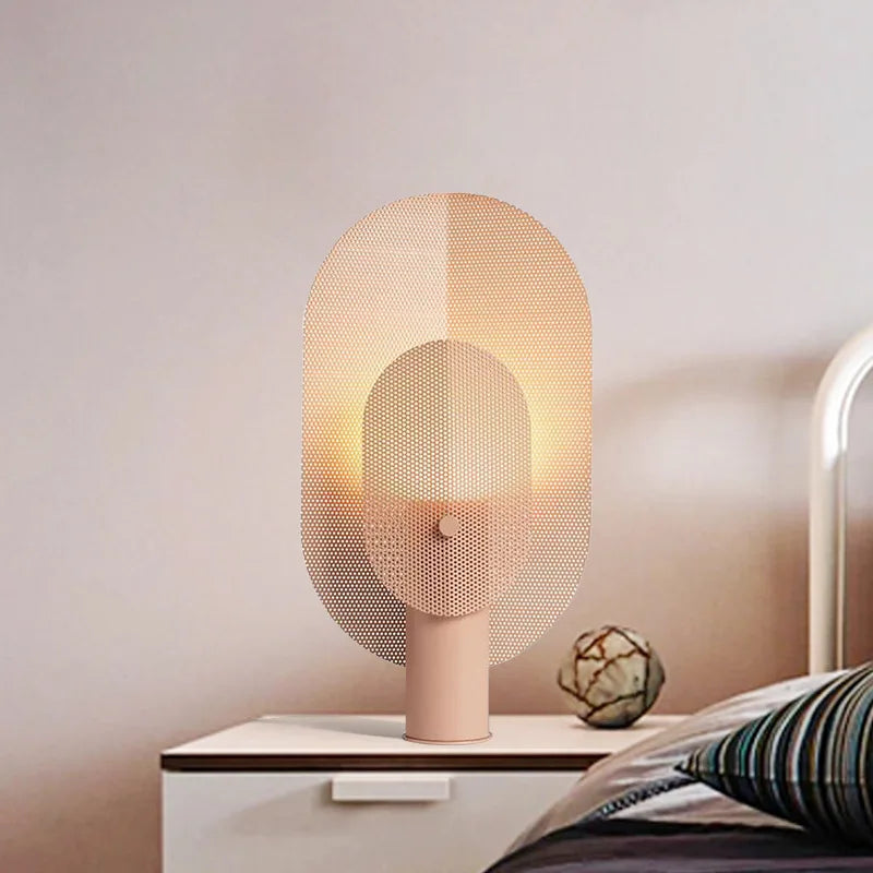 LumeGrid – Skandinavisk Bordslampa med Dimbar LED-belysning för Stiliga Interiörer