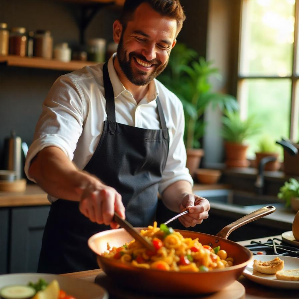 Premium kopparstekpanna – Snabb och exakt värmespridning med DishDynamo