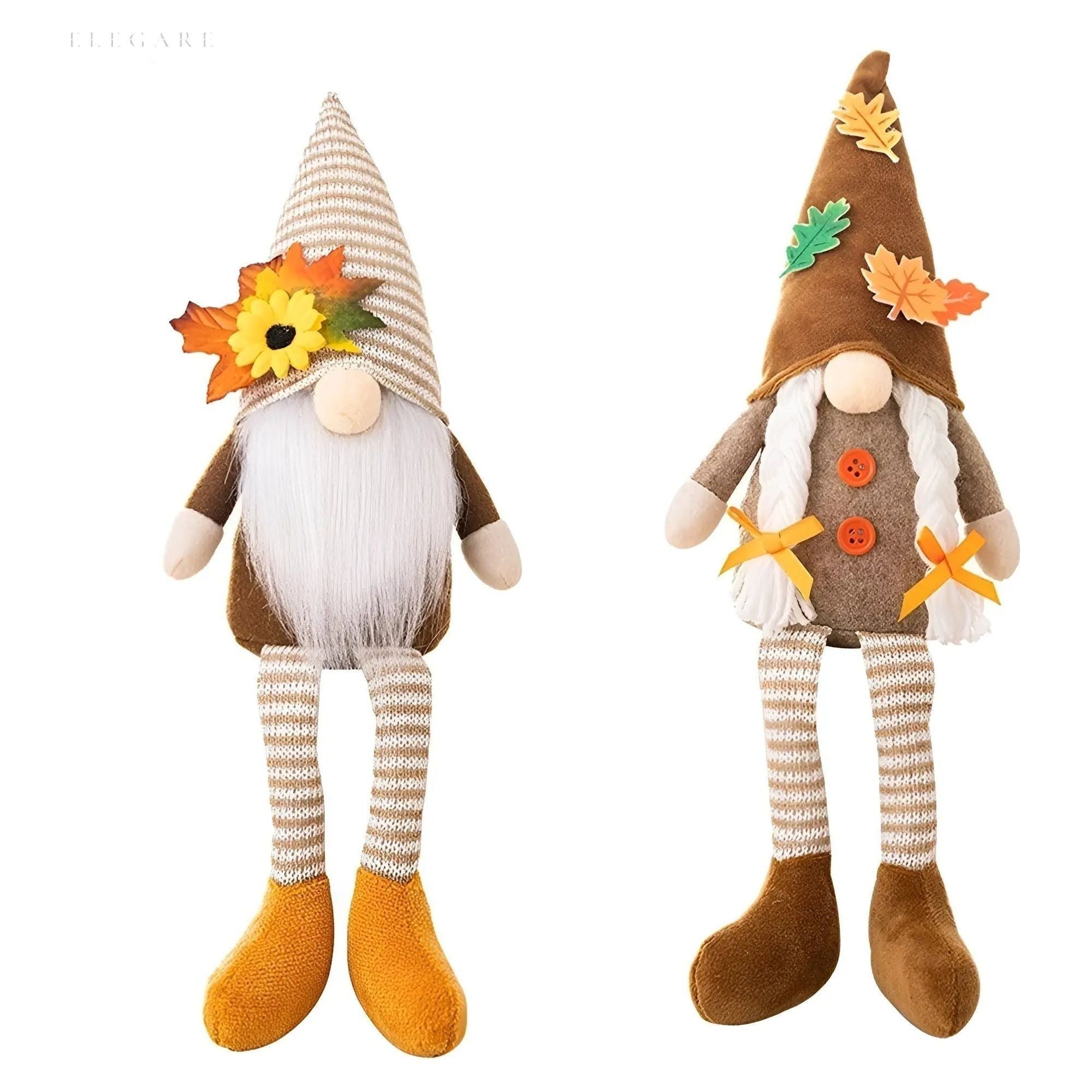 PumpkinElf Ornament - Elf Dwarf Plush Ornamenter
