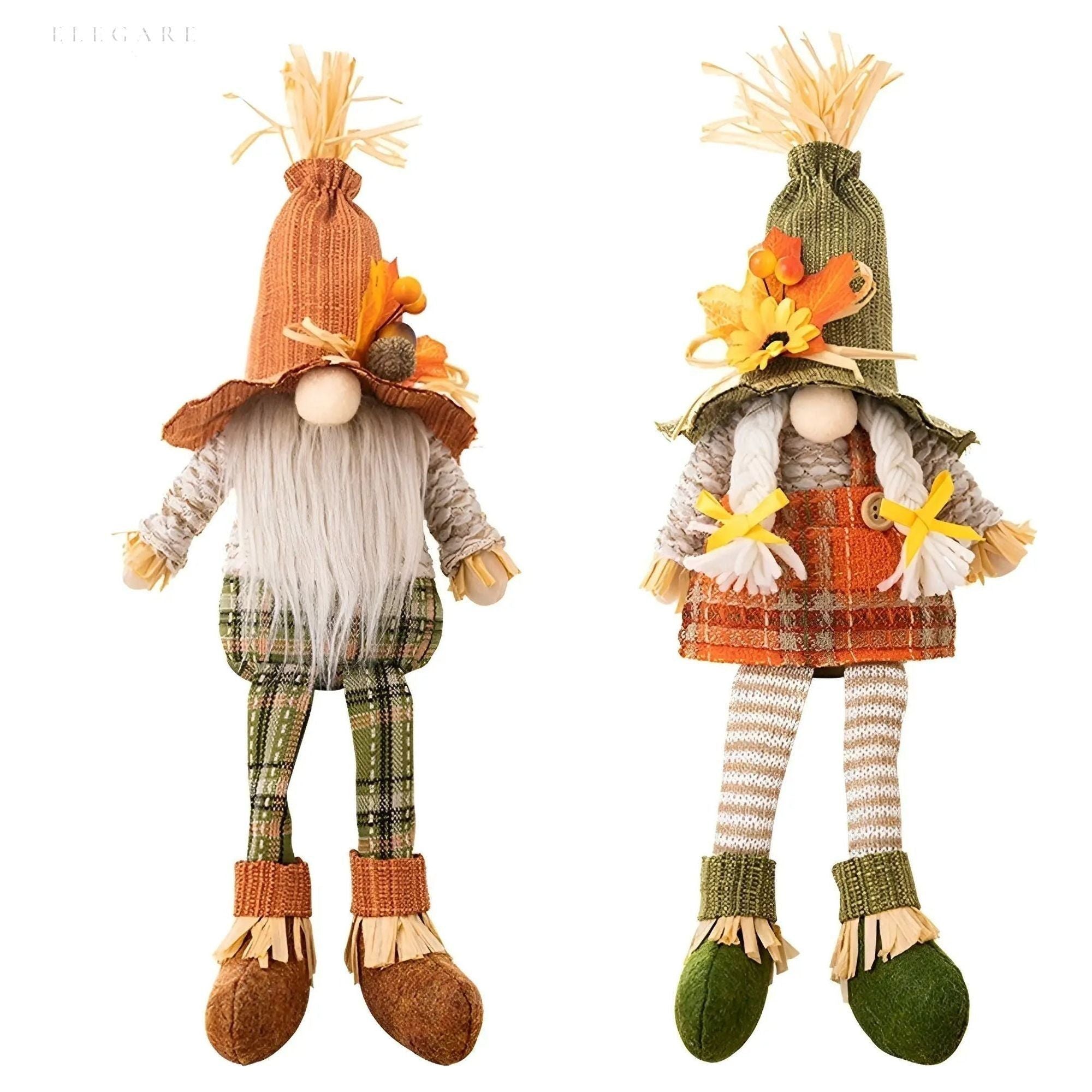 PumpkinElf Ornament - Elf Dwarf Plush Ornamenter