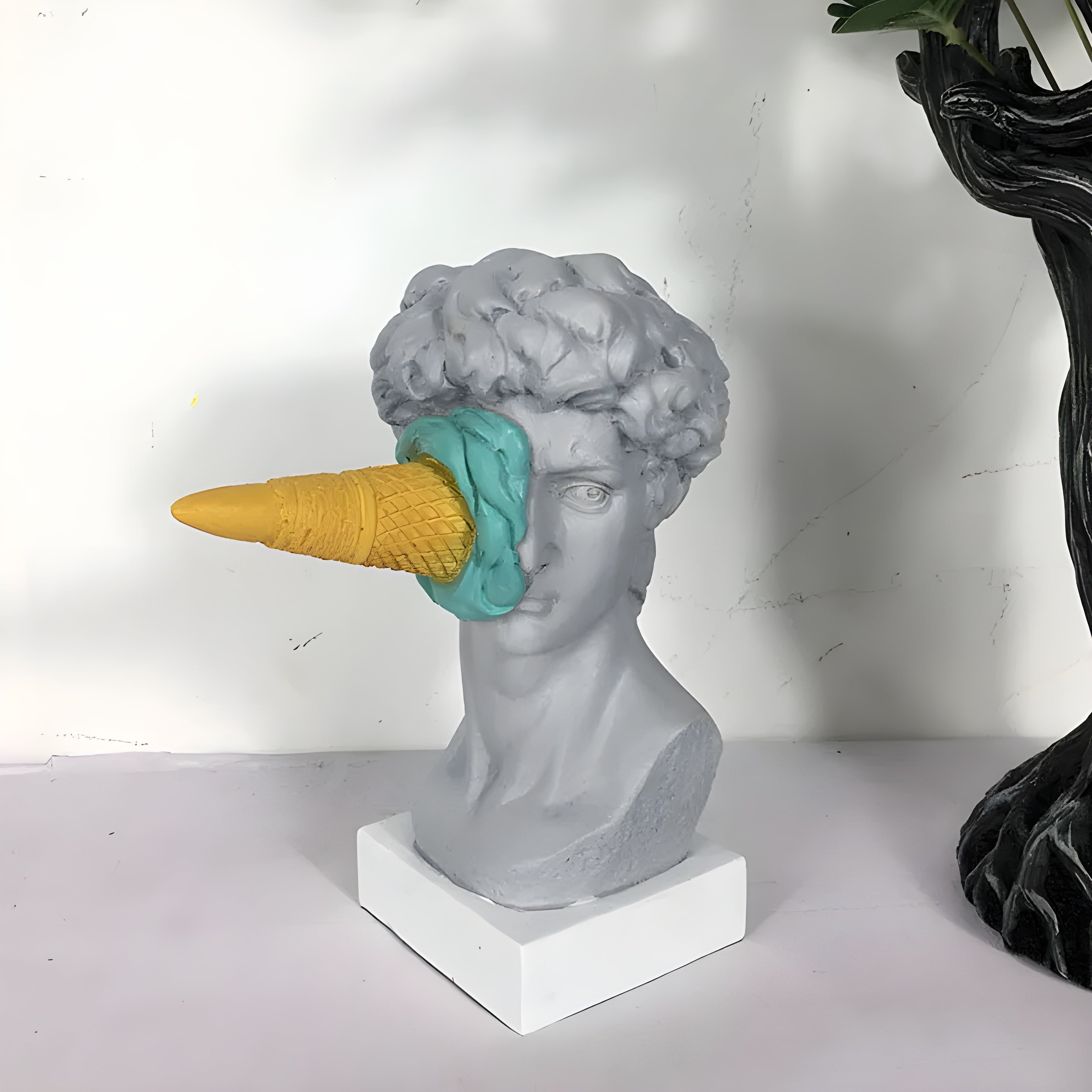 David Figurine Modern Skulptur Konst Ornament Nordisk Stil