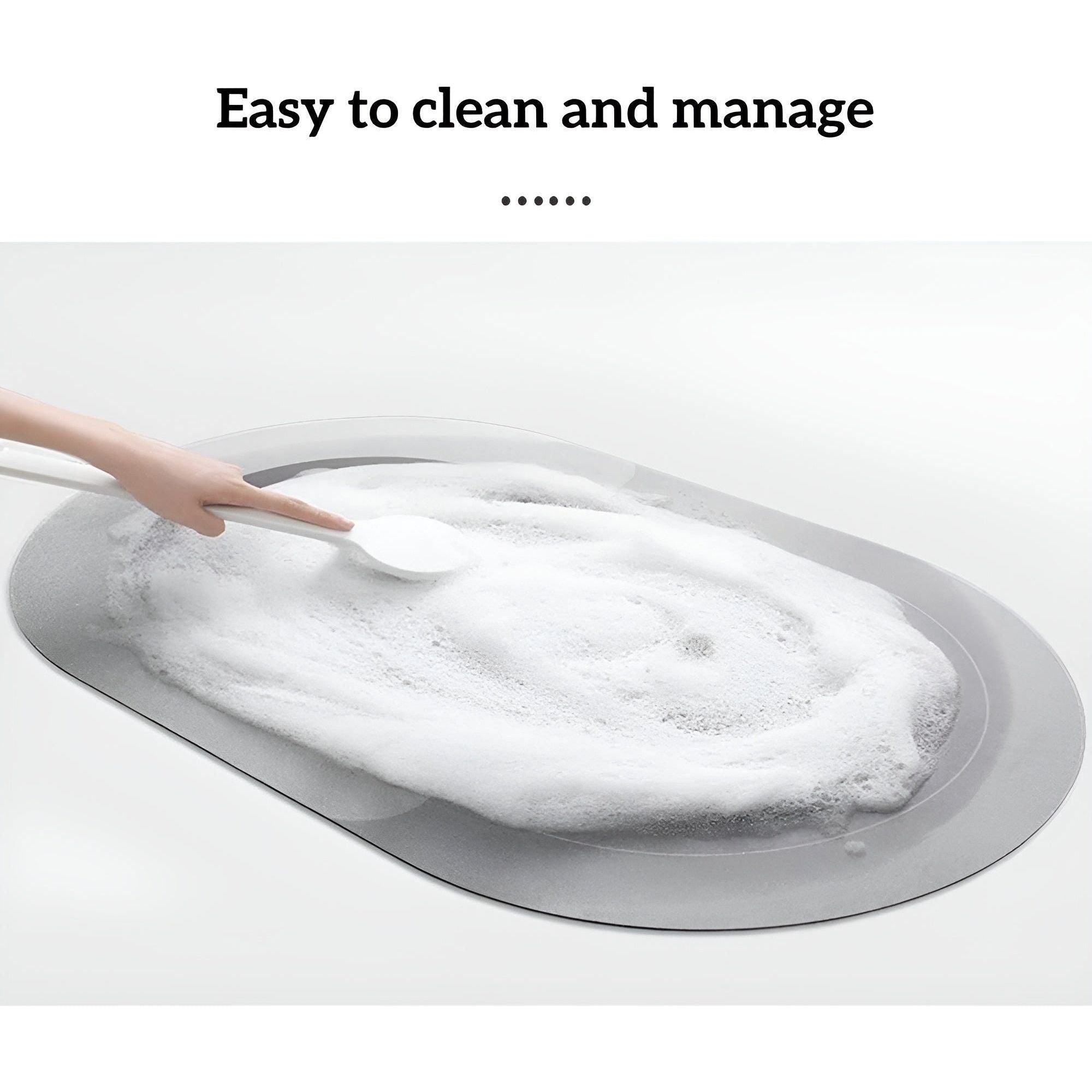 AquaSafe Pro - Snabbtorkande, Supersugande och Halkfria Badmatta