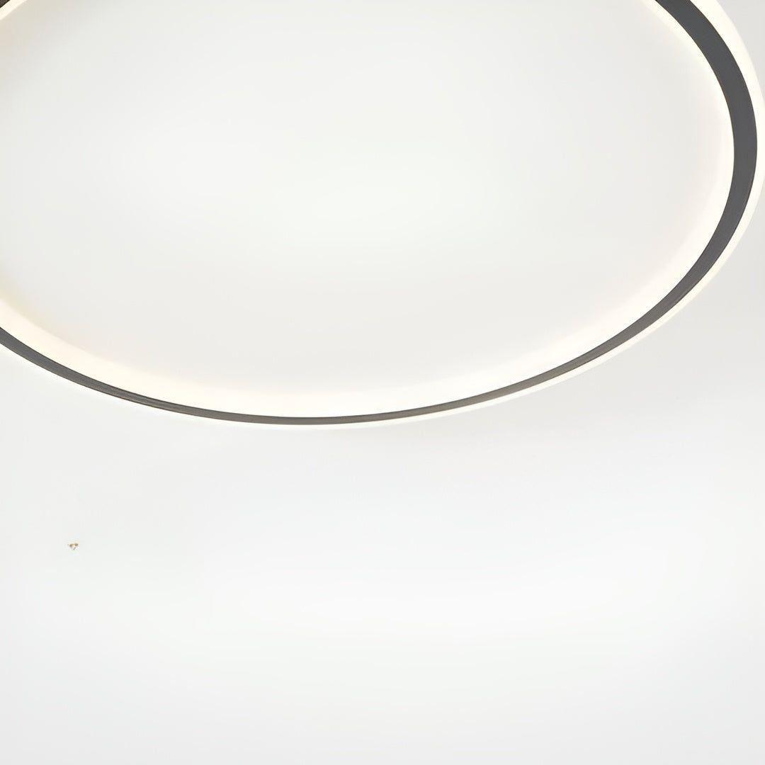 Rund LED-taklampa – Varmvitt ljus för en mysig atmosfär i vardagsrummet