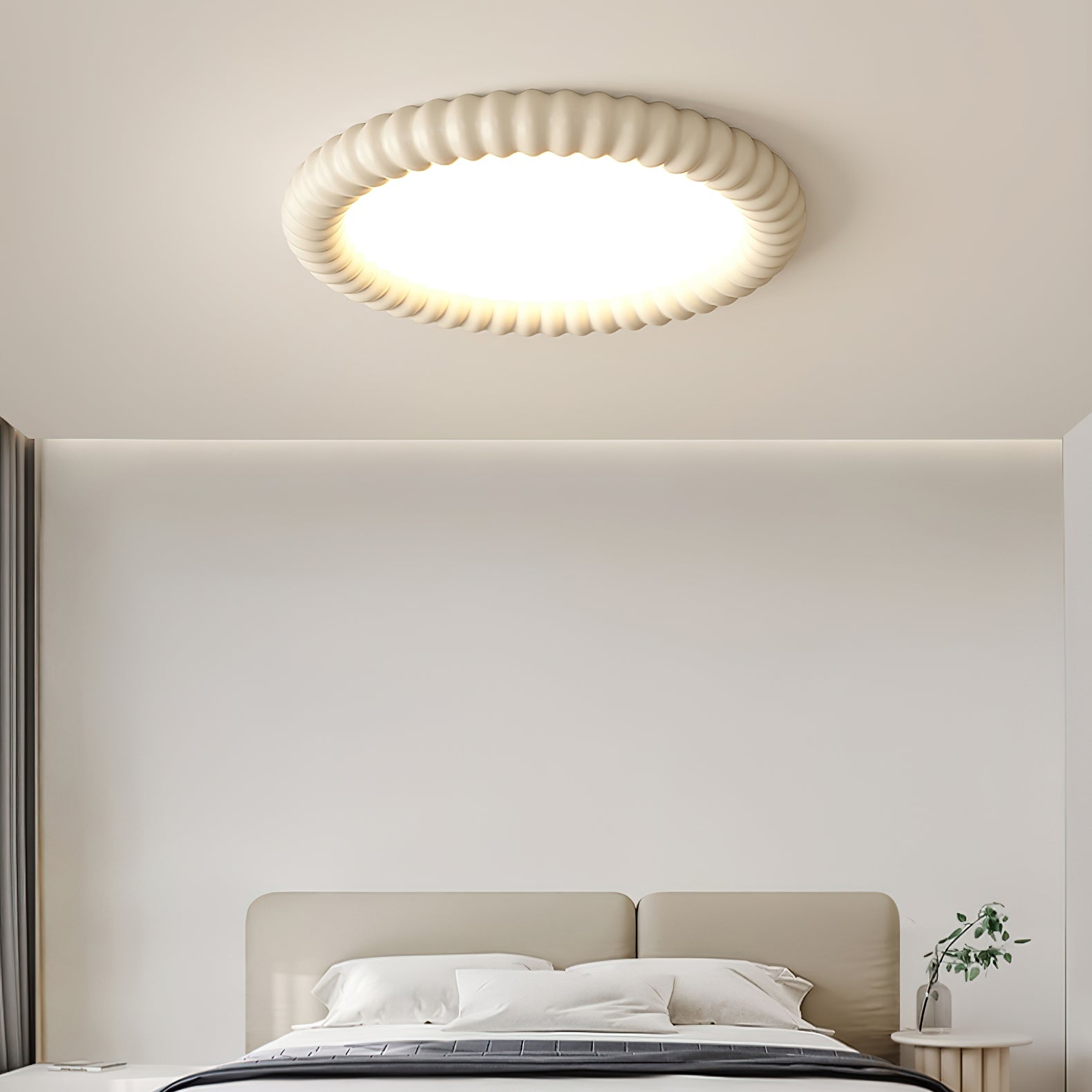 Aetheria – Modern LED-taklampa med vågformad design