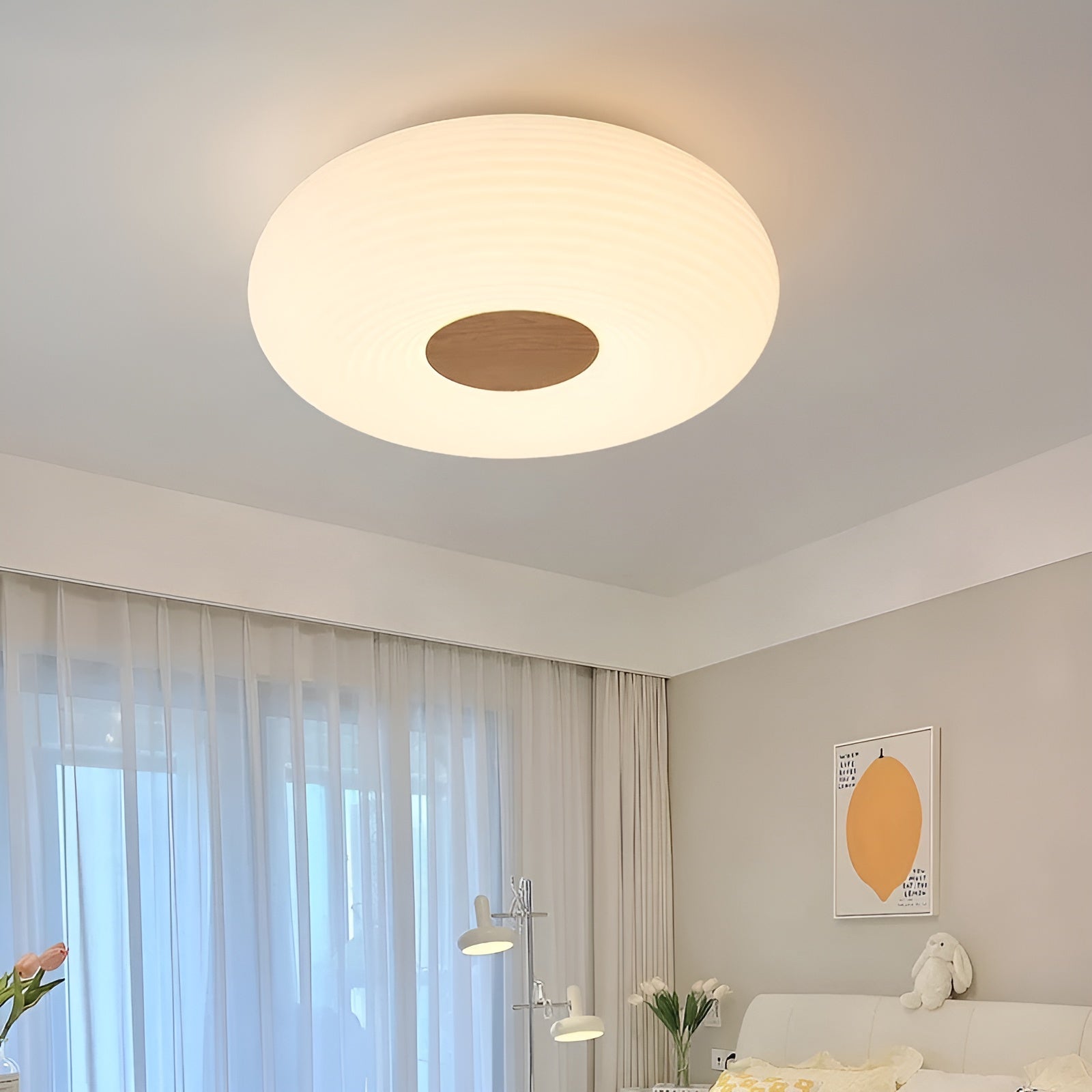 Rund LED Taklampa – Modern, Nordisk Design | Energibesparande & Platt